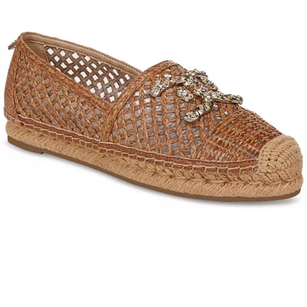 Sam Edelman Khiara Emblem Embellished Espadrille Flats